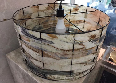 Chine Éclairage de marbre naturel de lampe de métier en pierre bel pour la décoration fournisseur