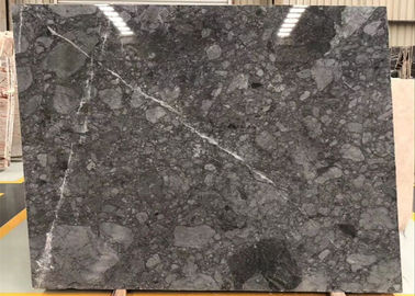 Chine Tuiles de marbre grises modernes, tuile en pierre naturelle grise pour des partie supérieure du comptoir fournisseur