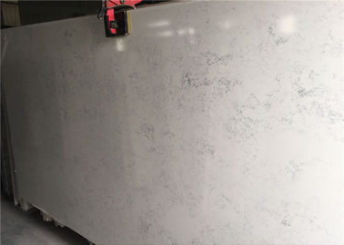 Chine Préparation de surface polie par quartz blanc artificiel de Carrare de dalle de quartz fournisseur