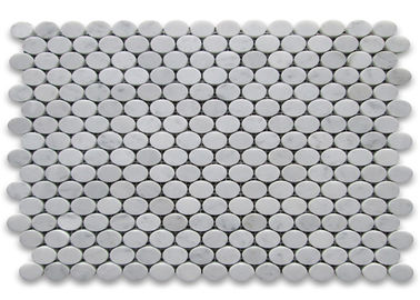 Chine carrelage de marbre de mosaïque de 30x30cm, installation facile ronde de tuiles de mosaïque fournisseur