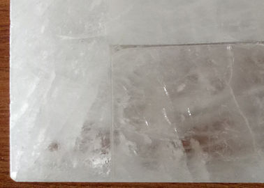 Chine Pierre en cristal translucide de quartz, forme adaptée aux besoins du client par dalles semi précieuses de luxe fournisseur