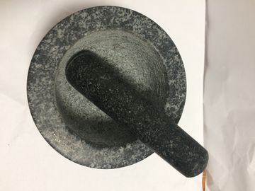 Chine Mortier et pilon en pierre naturels de granit pour les outils de meulage de nourritures d'épice de cuisine fournisseur