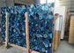 dalle bleue naturelle d'agate d'épaisseur de 2cm pour le CE de décoration de mail diplômée fournisseur