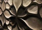 la fleur 3D veine la tuile naturelle de mur en pierre, surface polie par tuile de marbre de perle fournisseur