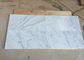 Surface polie par tuiles en pierre naturelles de marbre blanches adaptée aux besoins du client de Carrare fournisseur