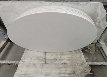 Chine Les dessus de marbre blancs préfabriqués de Tableau de Carrare lissent l'épaisseur adaptée aux besoins du client par surface fournisseur