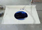 Dessus préfabriqués de vanité de salle de bains de pierre de quartz de Calacatta pour la construction individuelle fournisseur